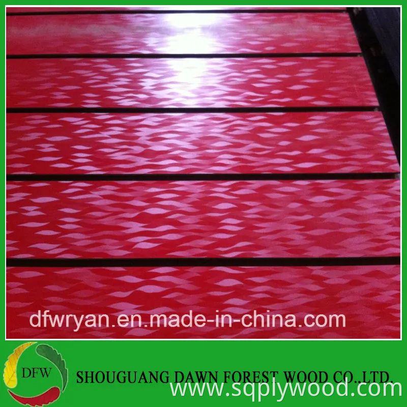 Good Quality 15mm Melamine Faced Slot MDF